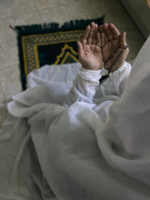 Namaz Chaddar With Sleeves  - White